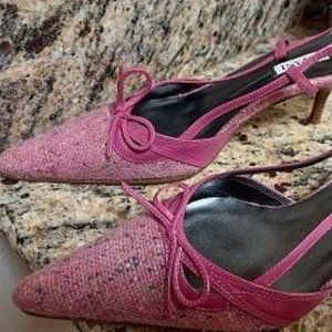 Alfani, Gessa pink strappy heals.  Size 7.5.